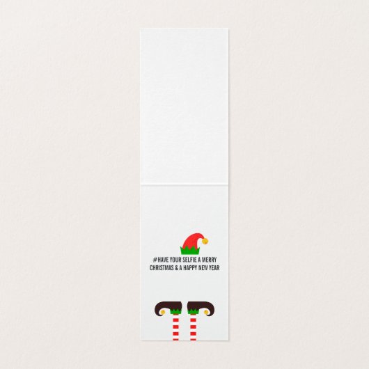 自分のセルフィーをクリスマスっぽく撮影して (内部フラット)