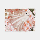 自分のタペストリつるーで フリースブランケット (正面(横))