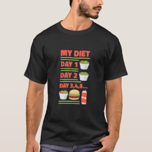 自分のダイエット日 Tシャツ