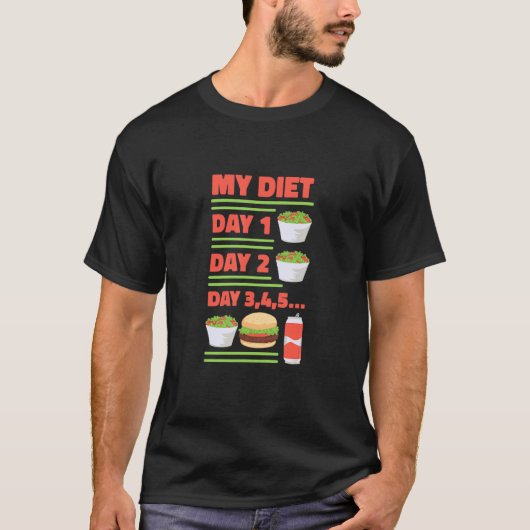 自分のダイエット日 Tシャツ (正面)
