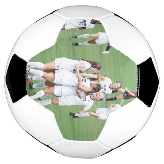 自分のチームプレーパーソナライズされたヤーの写真を作成 サッカーボール (回転)