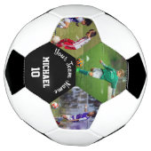 自分のチームプレーヤーの写真名番号を作成する サッカーボール (回転)