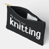 自分のツール編み物小物袋バッグ アクセサリーポーチ (見開き)