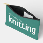 自分のツール編み物小物袋バッグ アクセサリーポーチ (見開き)