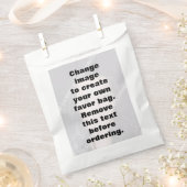 自分のテンプレート写真をパーソナライズされた作成する フェイバーバッグ (クリップ留めされた状態)