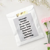 自分のテンプレート写真をパーソナライズされた作成する フェイバーバッグ (封をした状態)