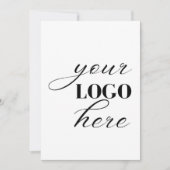 自分のデザインをここにアップロード5" x 7"ポートレートカード 招待状 (正面)
