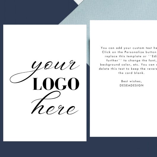 自分のデザインをここにアップロード5" x 7"ポートレートカード 招待状