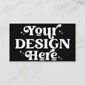 自分のデザインをアップロードカスタム（両面） 名刺 (正面)