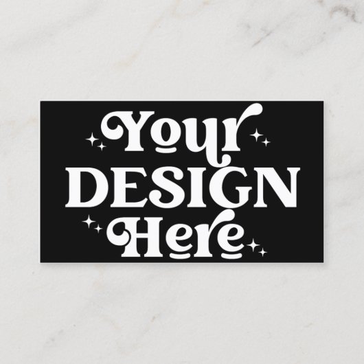 自分のデザインをアップロードカスタム(両面) 名刺 (正面)