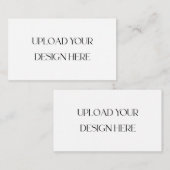 自分のデザインをアップロードカスタム（両面） 名刺 (正面/裏面)
