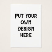 自分のデザインネックレスイヤリングディスプレイカードを置く (裏面)