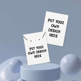 自分のデザインネックレスイヤリングディスプレイカードを置く