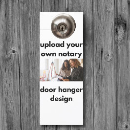 自分のデザイン公証人公開マーケティングのアップロード ドアノブサイン