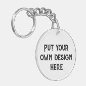 自分のデザイン キーホルダー (正面左)