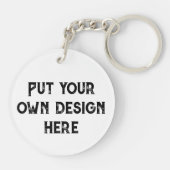 自分のデザイン キーホルダー (裏面)