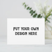 自分のデザイン サンキューカード (スタンド正面)