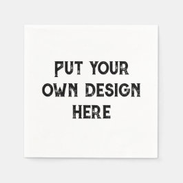 自分のデザイン スタンダードカクテルナプキン