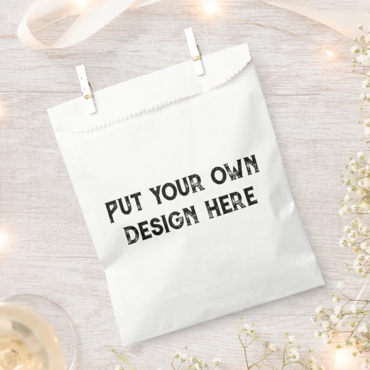 自分のデザイン フェイバーバッグ (クリップ留めされた状態)