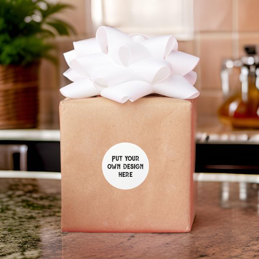 自分のデザイン ラウンドシール