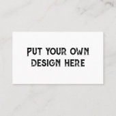 自分のデザイン ロイヤリティカード (裏面)