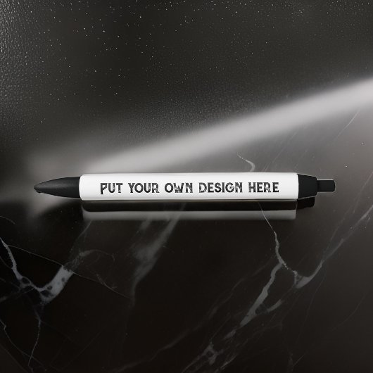 自分のデザイン 黒ボールペン