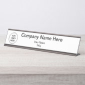 自分のデスクトップ名を作成する デスクネームプレート (正面)