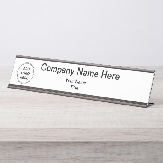 自分のデスクトップ名を作成する デスクネームプレート (正面)