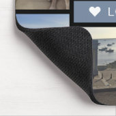 自分のドッグフォトコラージュを追加 マウスパッド (コーナー)