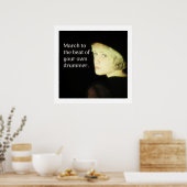 自分のドラマーのビートに行進 ポスター (キッチン)