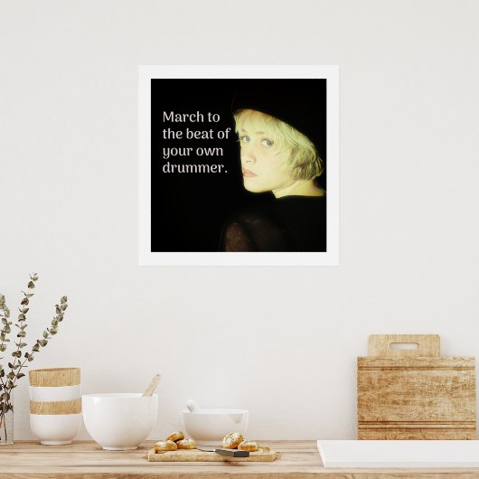 自分のドラマーのビートに行進 ポスター (キッチン)