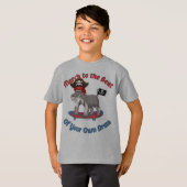 自分のドラムのビートに行進 Tシャツ (正面フル)