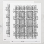 自分のニットプレイドカラーリングページに色を付ける (正面/裏面)