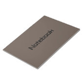 自分のノートブックの文字または名前を作成または編集する ノートパッド (アングル)