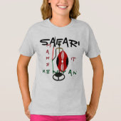 自分のハクナカラフルマタタかわいいケニア人を作る Tシャツ (正面)