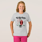 自分のハクナカラフルマタタかわいいケニア人を作る Tシャツ (正面フル)