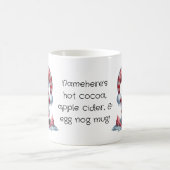 自分のハッピーペパーミントクリスマス格言を作成 モーフィングマグカップ (中央)