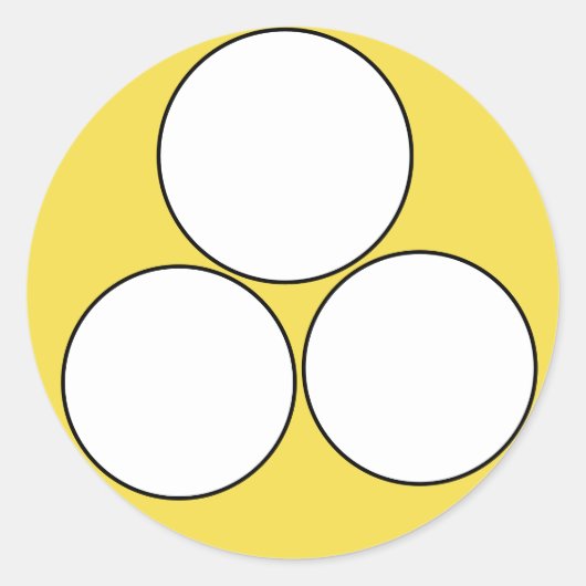 自分のハーシャイなキスを作る ラウンドシール (正面)