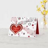 自分のハートからの曲 – カード (黄色い花)