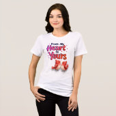 自分のハートから自分の トライブレンドTシャツ (正面全面)