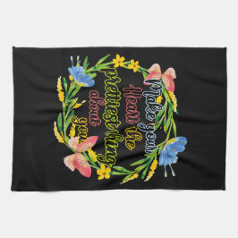 自分のハートかわいらしを大事にする キッチンタオル