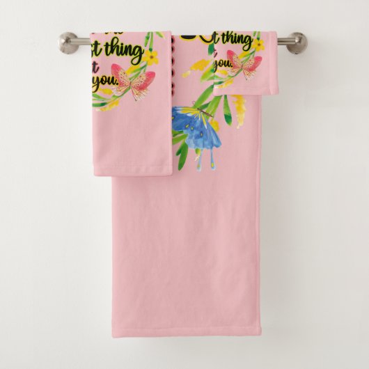 自分のハートかわいらしを大事にする バスタオルセット (インサイチュ)