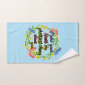 自分のハートかわいらしを大事にする バスタオルセット (ハンドタオル)