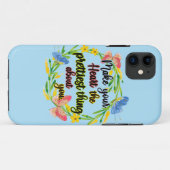 自分のハートかわいらしを大事にする Case-Mate iPhoneケース (裏面(横))