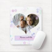 自分のハートの愛する人のポートレート内を表示 マウスパッド (マウス)