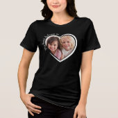自分のハートは写真に属している トライブレンドTシャツ (正面)