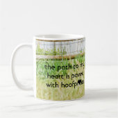 自分のハートへのパス コーヒーマグカップ (左)