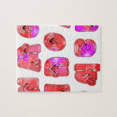 自分のハートを作るアートプリントデザイン ジグソーパズル (横)