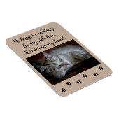 自分のハート内の編集可能なフーバー マグネット (右側)