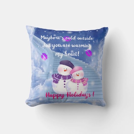 自分のハート クッション (正面)